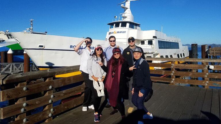 Students Going to Angel Island