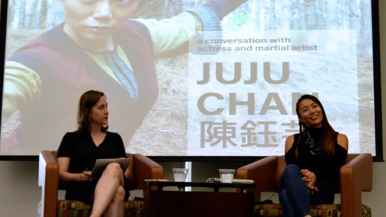 USF hosts talk given by USF alum, martial artist and actress JuJu Chan