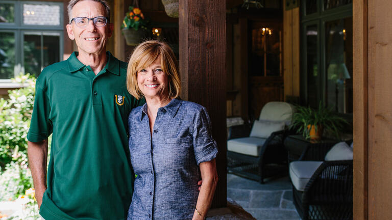 Steve and Jan Hamill, USF