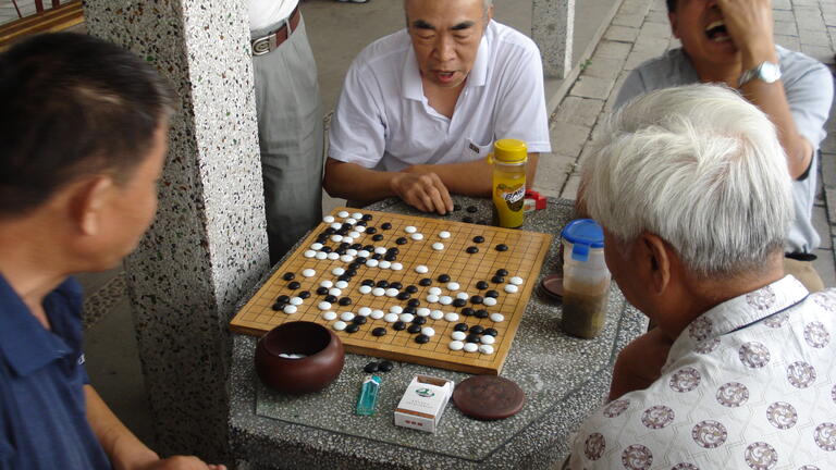 Weiqi Players in Shanghai