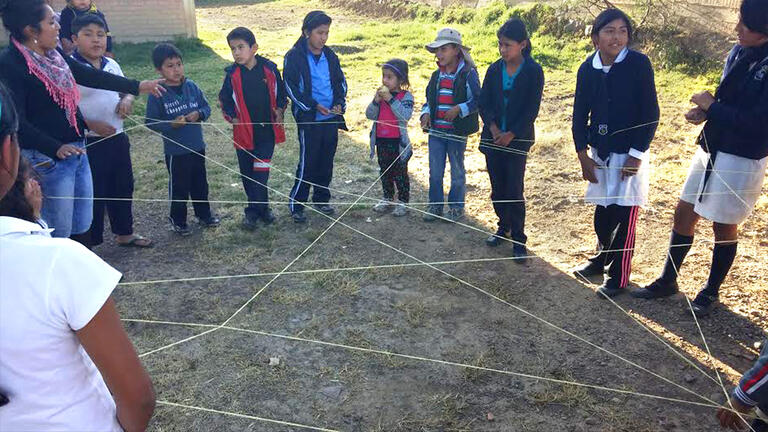 Ureño traveled to Bolivia to work with Aldeas Infantiles SOS