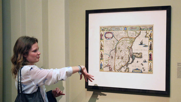 Madeline Warner, Mapping the East exhibit