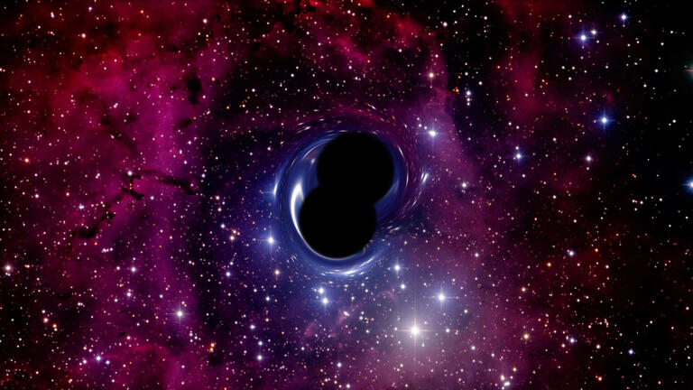 Black hole in space