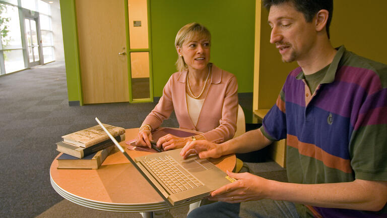 J.P. Allen (right), associate professor of information systems, one of four USF faculty to win Fulbright scholars awards in 2009-10