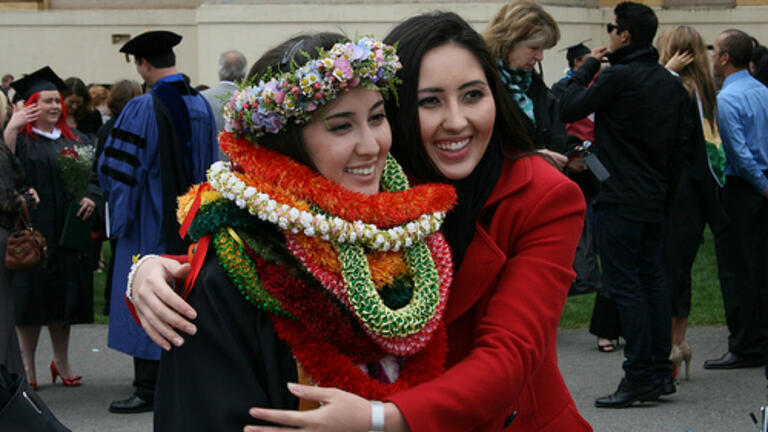 Family and friends of the University of San Francisco’s most recent crop of graduates arrived on campus to celebrate Fall Commencement