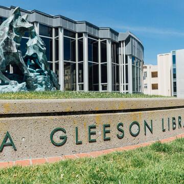 Front of Gleeson Library
