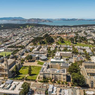 Aerial view of USF