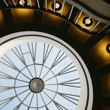Ceiling of Kendrick Hall