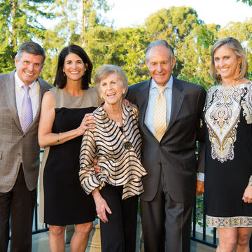 Sobrato family poses for picture