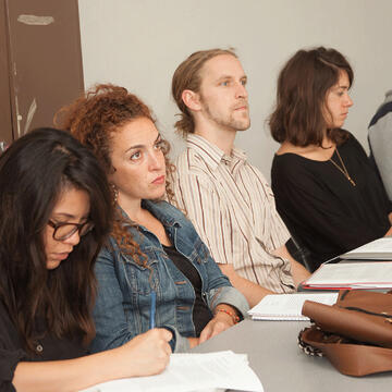 Students in classroom.