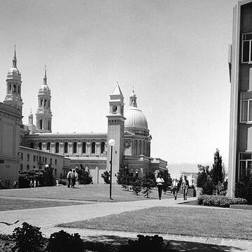 A look at lower campus in 1967