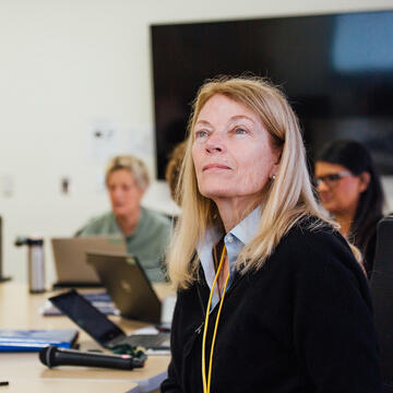 Women during a meeting