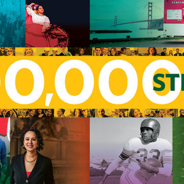100000 Strong with collage of student photos