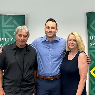 Matt Rodocker with parents