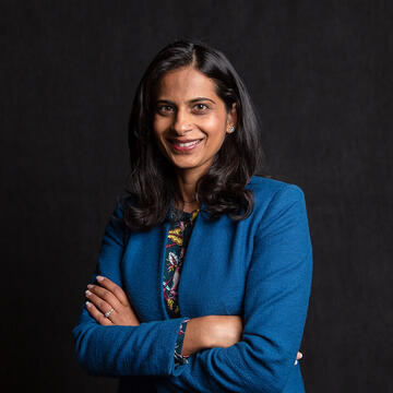 Nursing professor Dhara Meghani smiling.