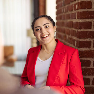 smiling student