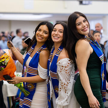 Students at the Latinx Recognition Ceremony