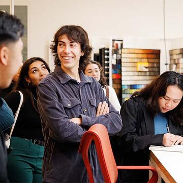 Students collaborating