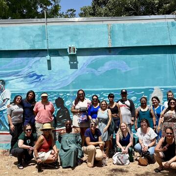 USF students at La Parguera school, Puerto Rico