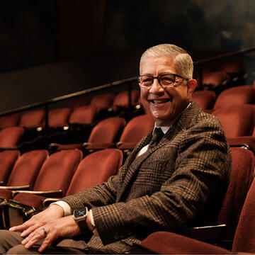 President Aceves smiling.