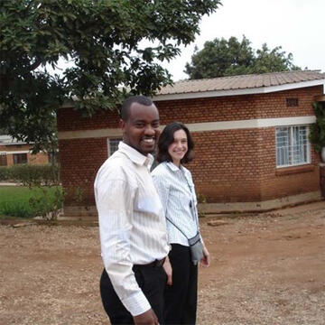 Jennifer Sturdy and Paulin Basinga