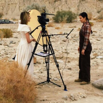 Alexandra Kotcheff ’09, filming "The Planters"