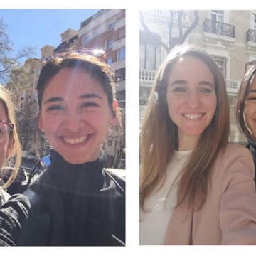 Rocio Exposito ’15 and Maria Villar de Rohde ’15