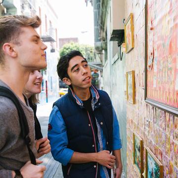 Students in chinatown