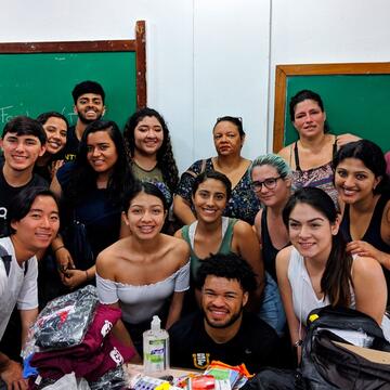 USF students on Arrupe Immersion trip in Brazil