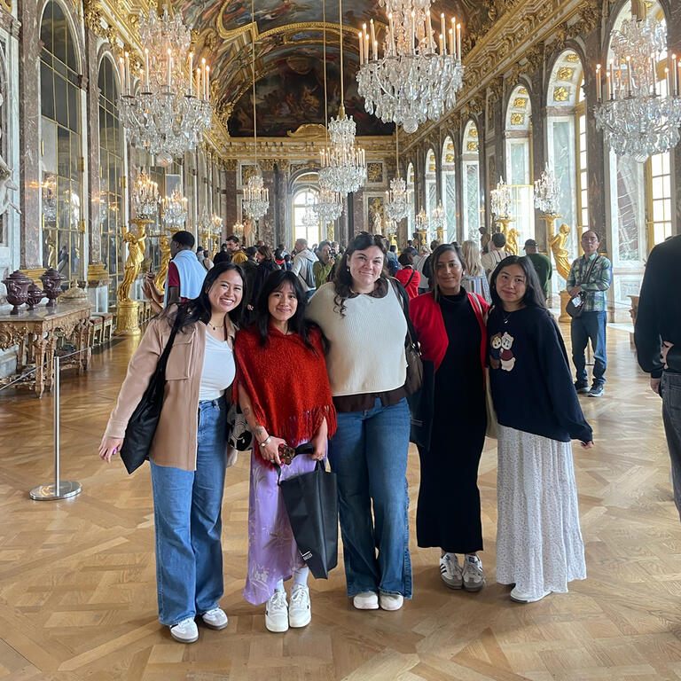 students in Versailles