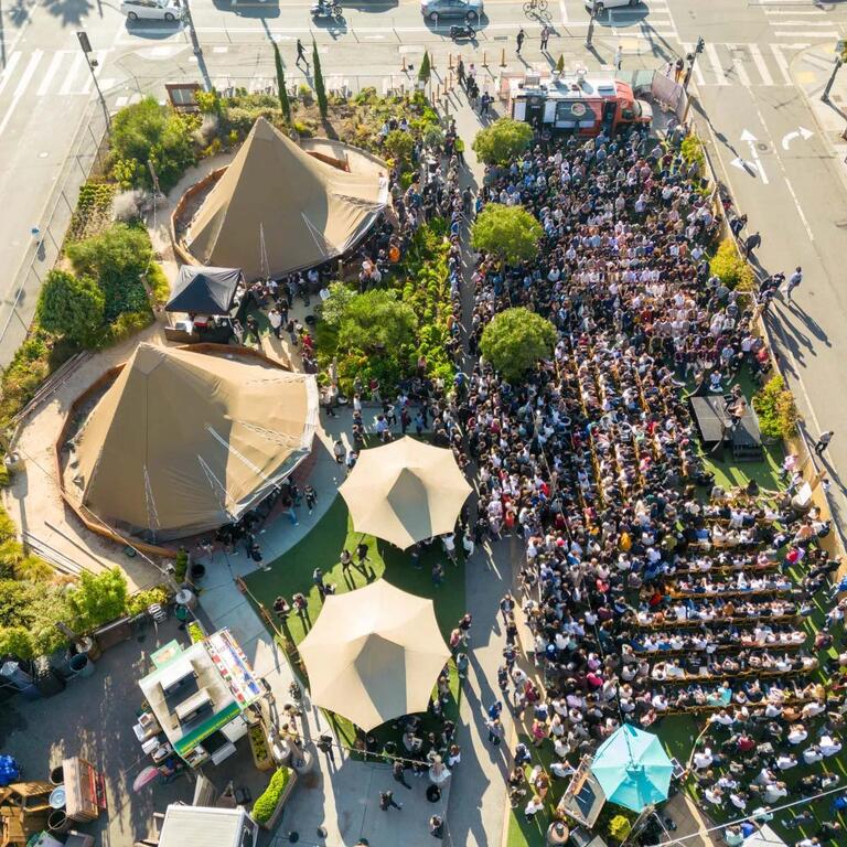 Ariel view of SPARK Social