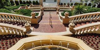 Lone Mountain Steps and fountain