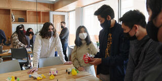 Students in a lab