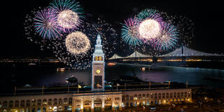 Fireworks in San Francisco