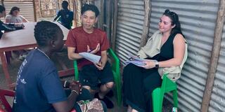 USF Law students interviewing refugees in Kenya