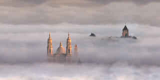 USF Campus in Fog