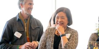 Edith Ho and person smiling