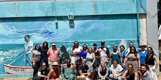 USF students at La Parguera school, Puerto Rico