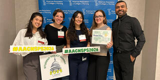 USF nursing students posing at the AACN Policy Summit