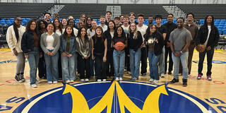 Image of students at warriors scholarship