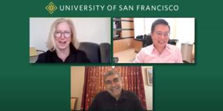 university of san francisco. Moira Gunn, Alfred Chaung and Vishal Sikka