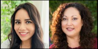 Violeta Murrieta and Gena Castro Rodriguez, faculty in the Counseling Psychology Department.