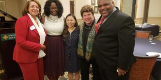 Dr. Patricia Mitchell, Shawntee Reed, Thanh Ly, Delaine Eastin, Tyree Robinson