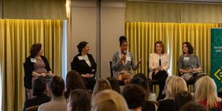 • Shirley McGuire, Judy Miner, Kiwoba Allaire, Michelle Marie Ritchie and Noreen Farrell