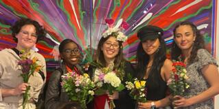 Evelyn Fernandez Pedraza ’21, Esther Madriz Diversity Scholar (EMDS), McCarthy Community Empowered Activist (CEA), pictured (middle)