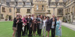 Dr. Brian Gerrard (third from right) with 2016 Oxford Symposium participants