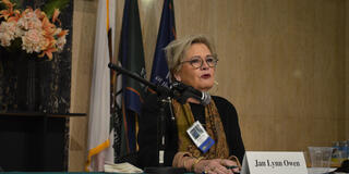 Jan Lynn Owen at the 2019 USF Law Review Symposium