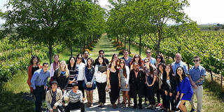 USF Hospitality students in class for BUS 387