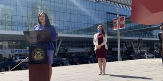 Adrienne Bechelli MPA ’20 is part of Mayor London Breed's team that works on controlling the pandemic in San Francisco