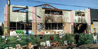 Ghost Ship Warehouse. Photo by Jim Heaphy, from Wikimedia Commons